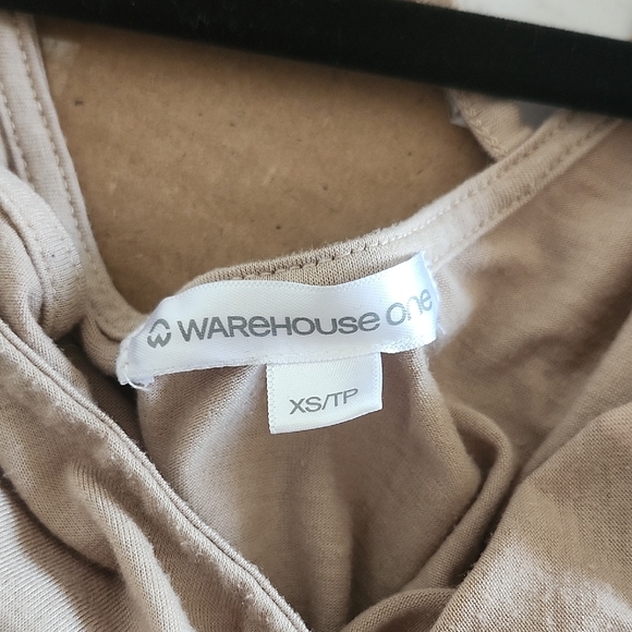 Floral Butterfly Beige Tank Top - Picture 2 of 3